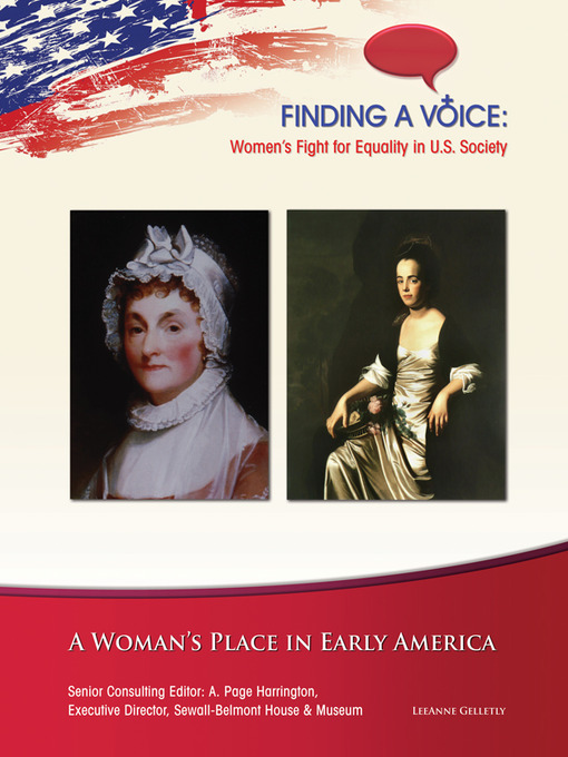 Title details for A Woman's Place in Early America by LeeAnne Gelletly - Available